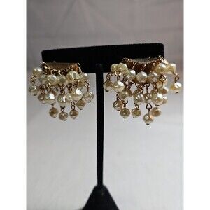 Vintage faux pearl earrings